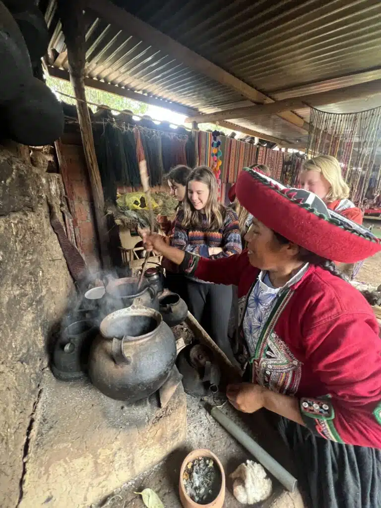 people learning how to cook
