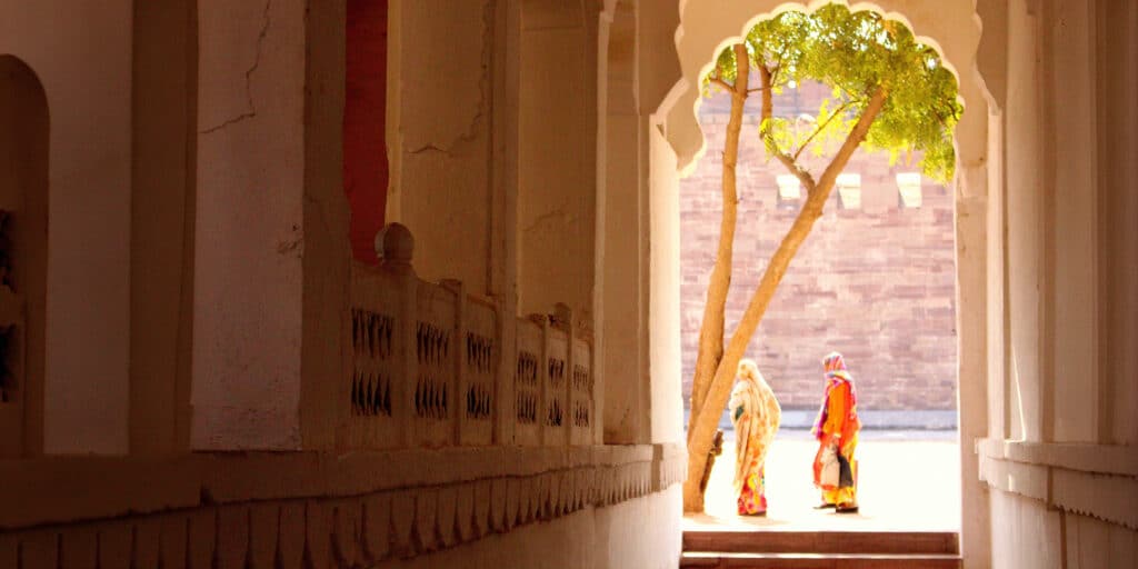 Mehrangarh Fort India Sari